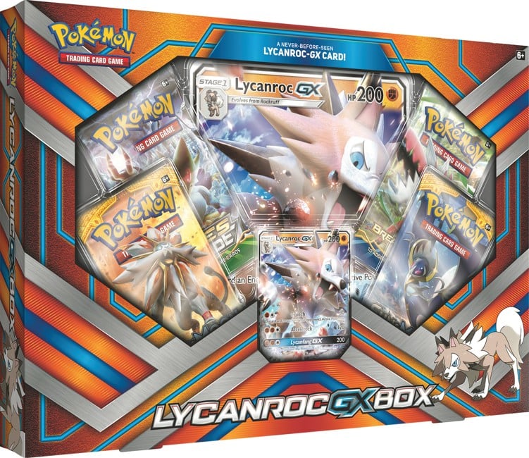 Pokemon - Lycanroc GX Box (Pokemon Kort)