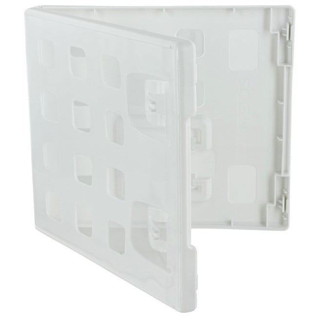 Official replacement Nintendo 3DS retail game cartridge case - 2 pack white