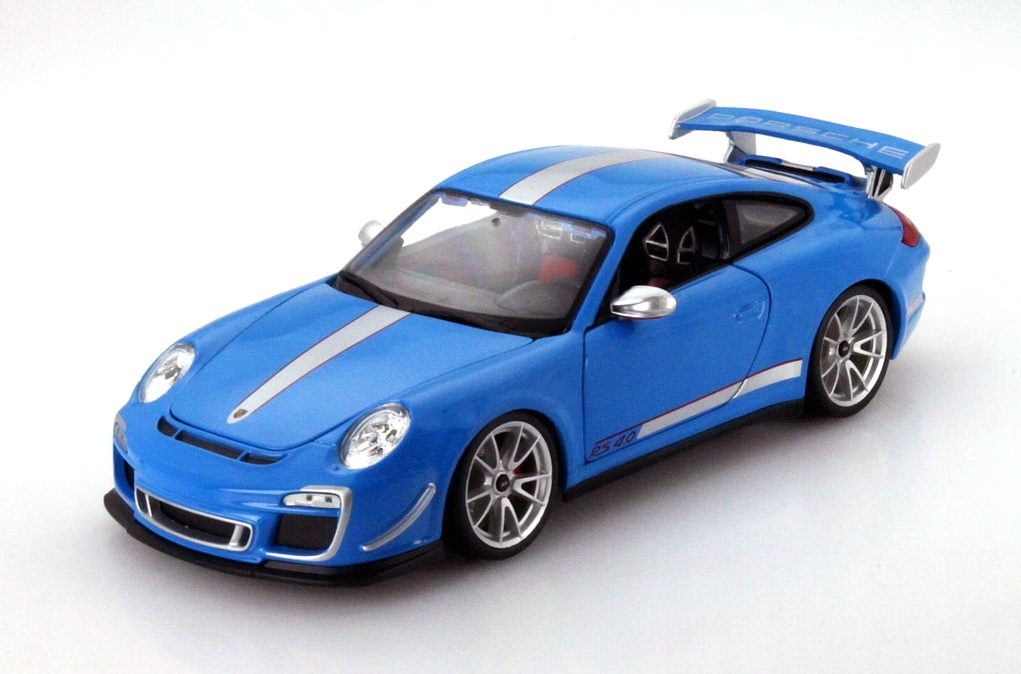 Diecast Model Car Maisto 1:18 Scale Blue Porsche 911 GT3 RS 