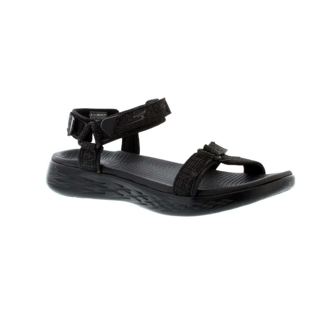 Buy Skechers 15315 On-The-Go 600 Radiant - Black/Black Womens Sandals