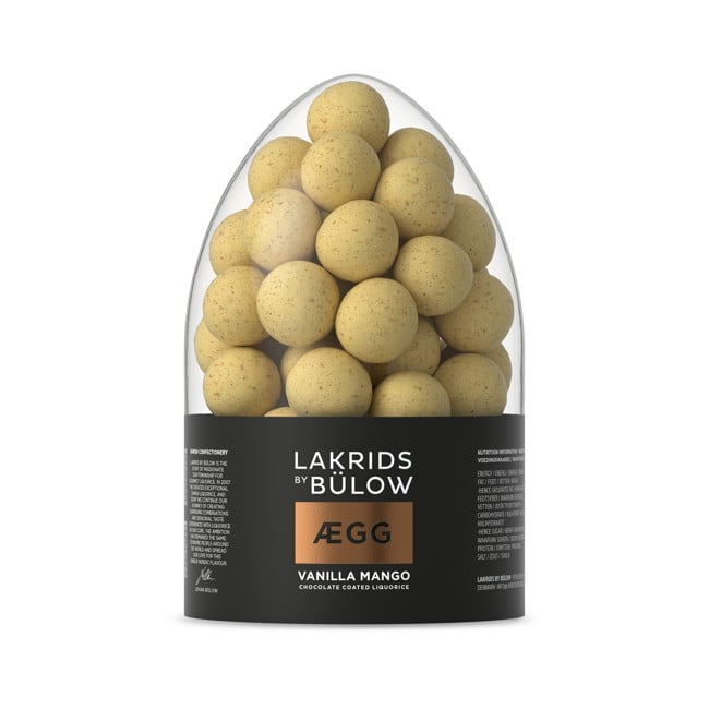 Lakrids By Bülow - EGG Påskeæg Vanilla Mangeo Chokolade Overtrukket Lakrids 2019 300 g