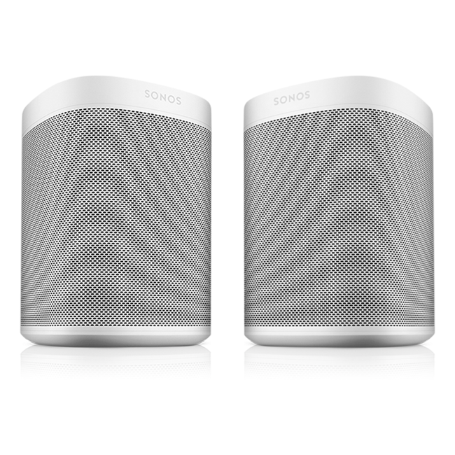 Sonos - One Trådløs Multirums-højttaler 2-Stk Hvid