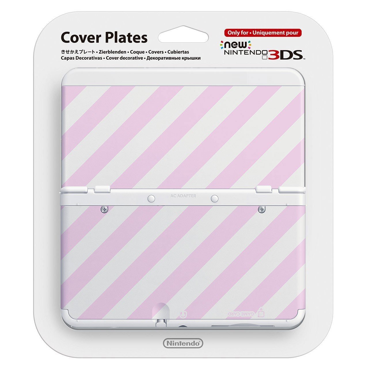 Buy New Nintendo 3DS Cover Plate 034 (Pink/White)