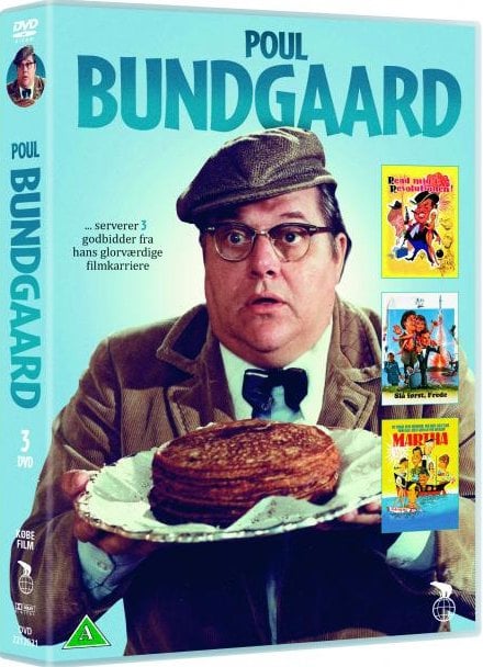 Poul Bundgaard DVD boks - Indeholder følgende film - Martha - Slå Først Frede - Rend Mig I Revolutionen - Filmer og TV-serier
