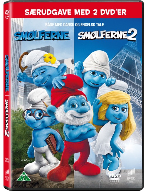 Smølferne 1+2/The Smurfs 1+2 - DVD