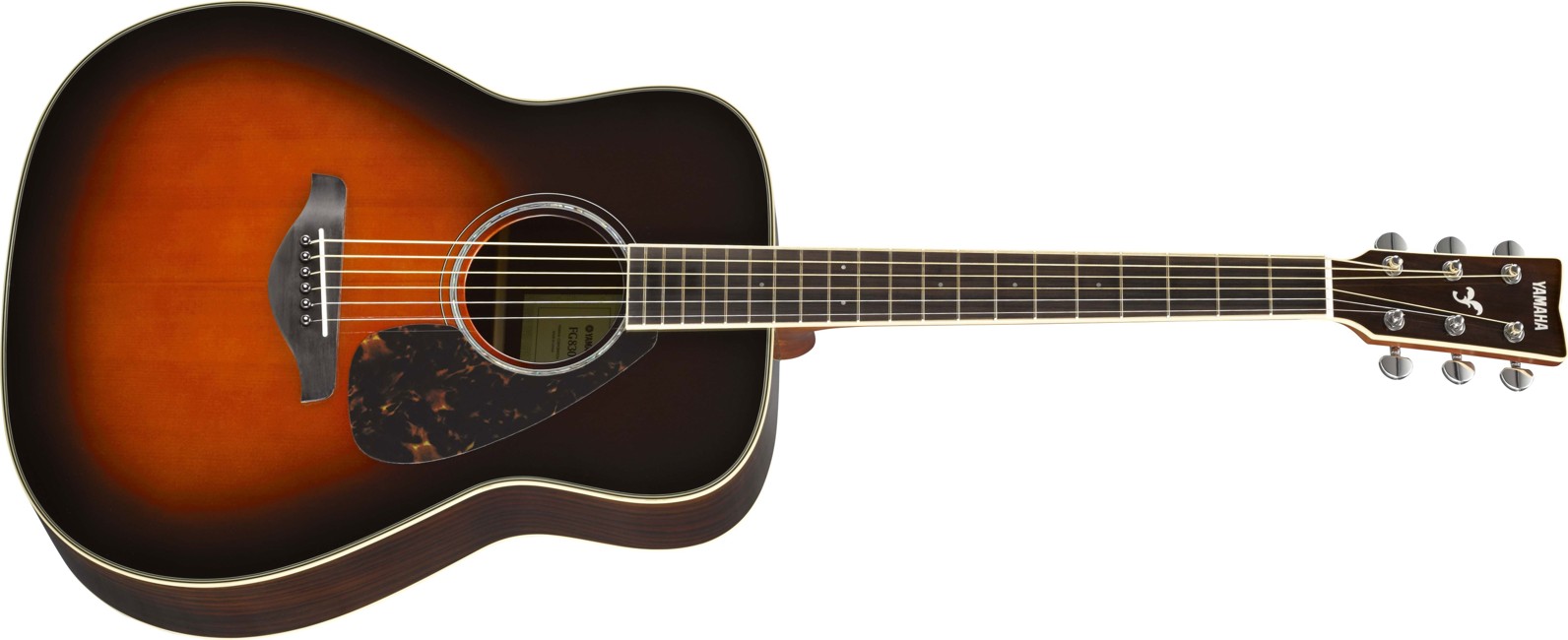 Yamaha FG830 Akustisk Guitar (Tobacco Brown Sunburst)