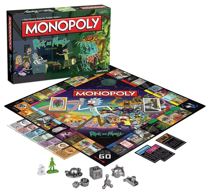 Monopoly - Rick And Morty Version (Engelsk)