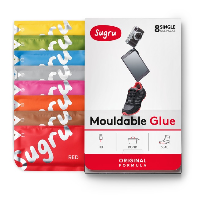 Sugru Mouldable Glue - Original Formula - Mixed Colours (8-pack)