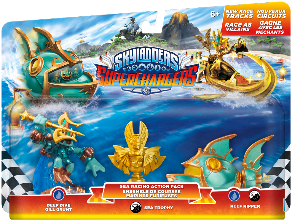 Koop Skylanders SuperChargers RACING PACK Wave 1 (6 pcs)