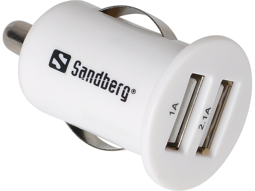 Sandberg Mini Car Charger 2xUSB 1A+2.1A (440-40)