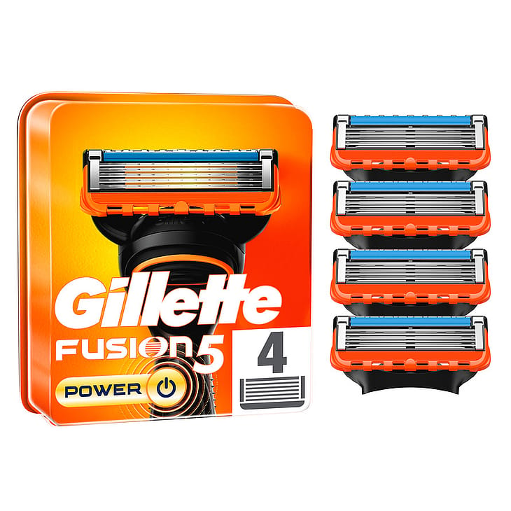 Gillette - Fusion Power 4-pack - Helse og personlig pleie