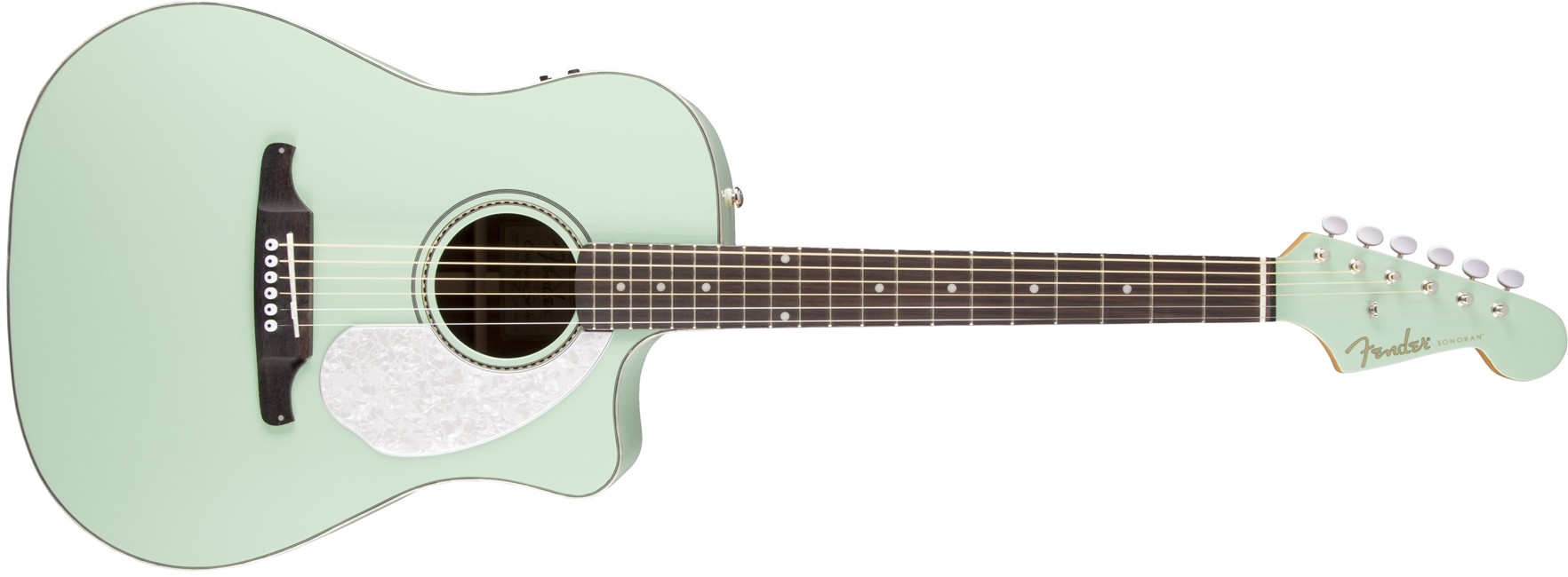 Fender Sonoran SCE Akustisk Guitar (Surf Green)