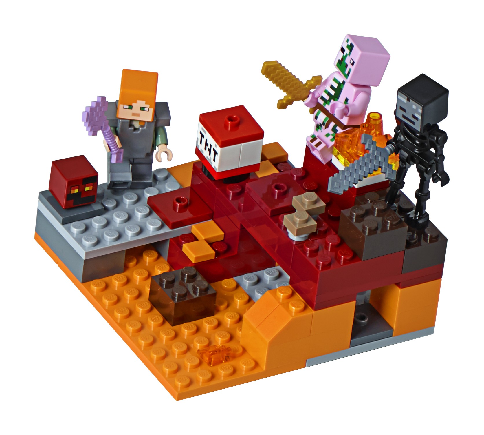 Buy Lego Minecraft The Nether Fight