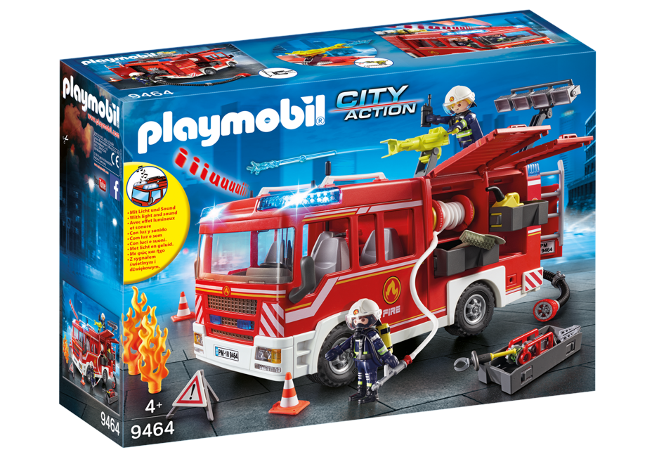 Playmobil - Brandweer pompwagen (9464)
