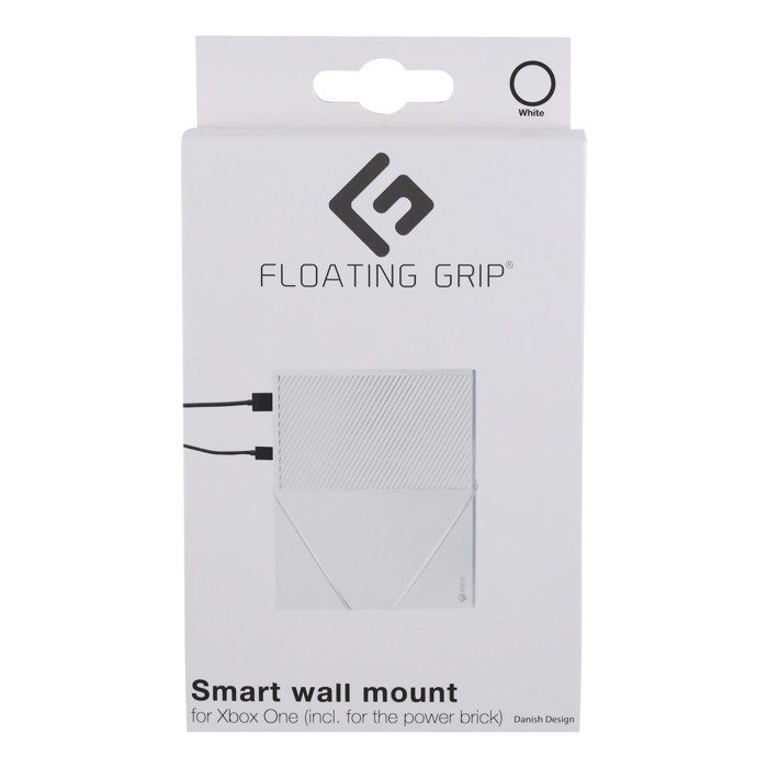 Xbox One wall mount by FLOATING GRIP®, White