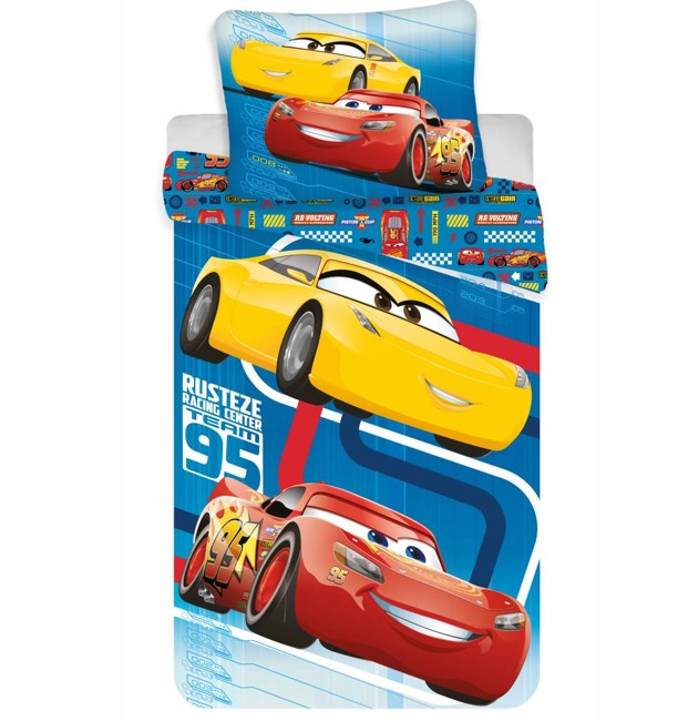 Disney Cars Cruz Ramirez - Duvet cover - Single - 140x200 cm - Multi