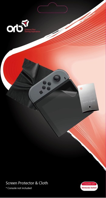 Nintendo Switch - Screen Protector & Cloth (ORB)