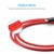 Anker Powerline+ MFI Lightning, 1.8 m kabel, Rød thumbnail-3