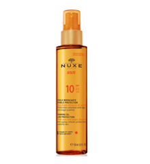 Nuxe Sun - Tanning Olie til Krop og Ansigt 150 ml - SPF 10
