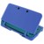 ZedLabz soft gel silicone cover case for Nintendo 3DS protective bumper - Blue thumbnail-2