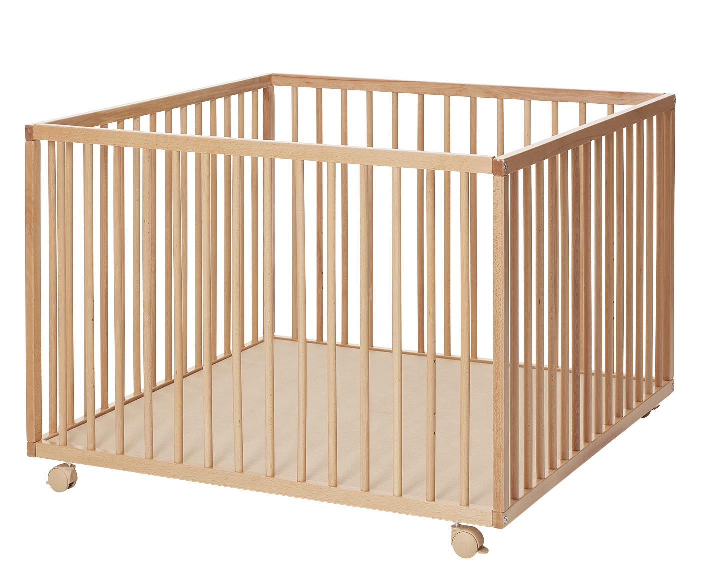 Kob Baby Dan Comfort Stor Kravlegard 99x99x73 Cm Natur