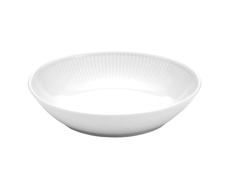 Pillivuyt - Plissé Salad-/Pasta Plate Deep Ø 20 cm - White (204220)