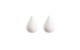 Normann Copenhagen - Dropit Hooks Set of 2 - Small - White (331510) thumbnail-1
