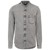 Urban Classics - Low Collar Denim Shirt grey wash thumbnail-3