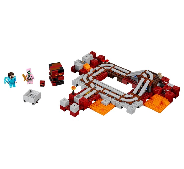 Buy LEGO Minecraft - The Nether Railway (21130)