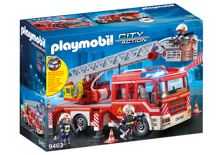 Playmobil - Feuerwehr-Leiterfahrzeug (9463)
