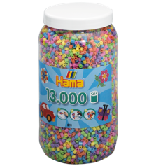 HAMA Beads - Midi - Pastel Mix, 13.000 pcs (211-50)