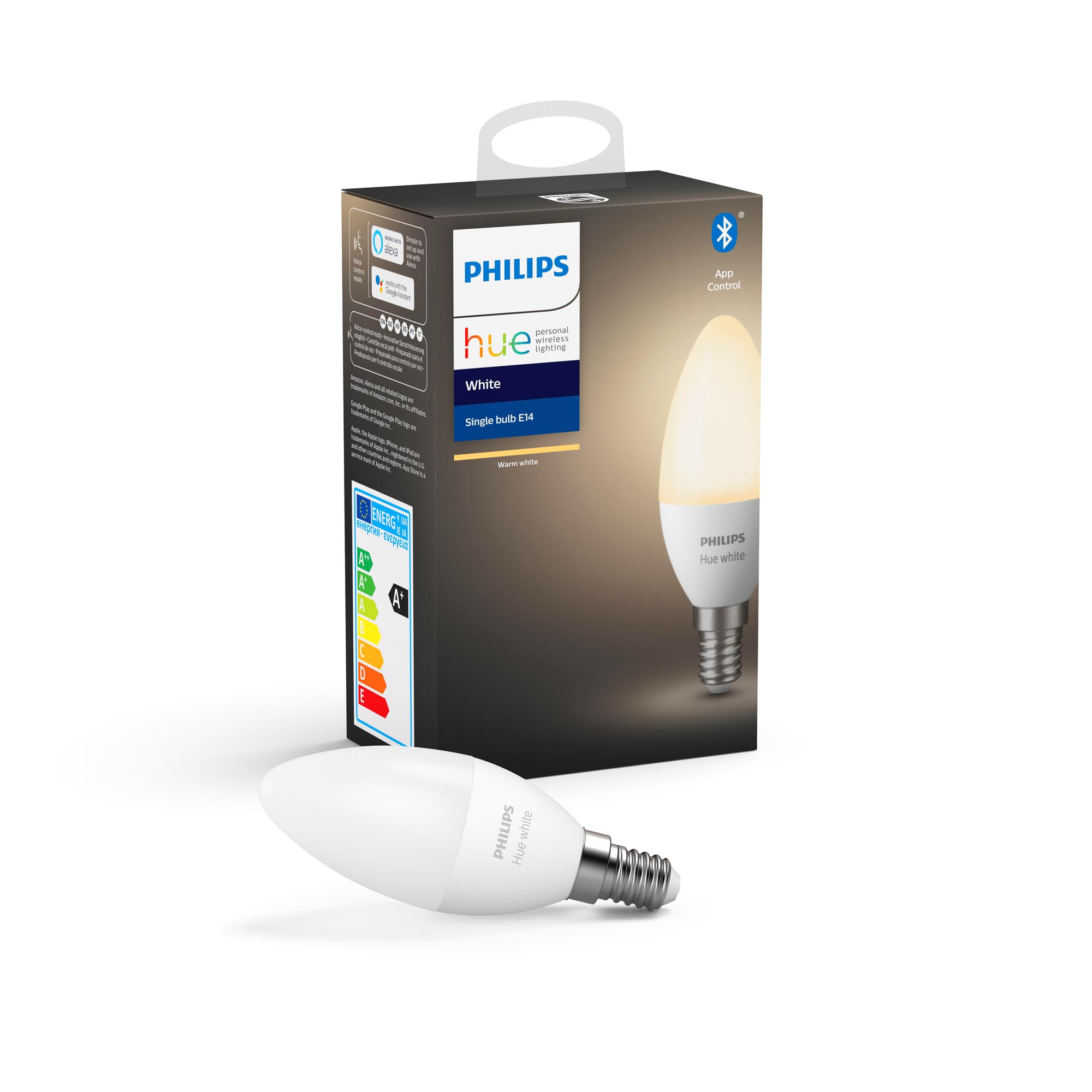 Buy Philips Hue E14 Single pack White Bluetooth Incl. shipping