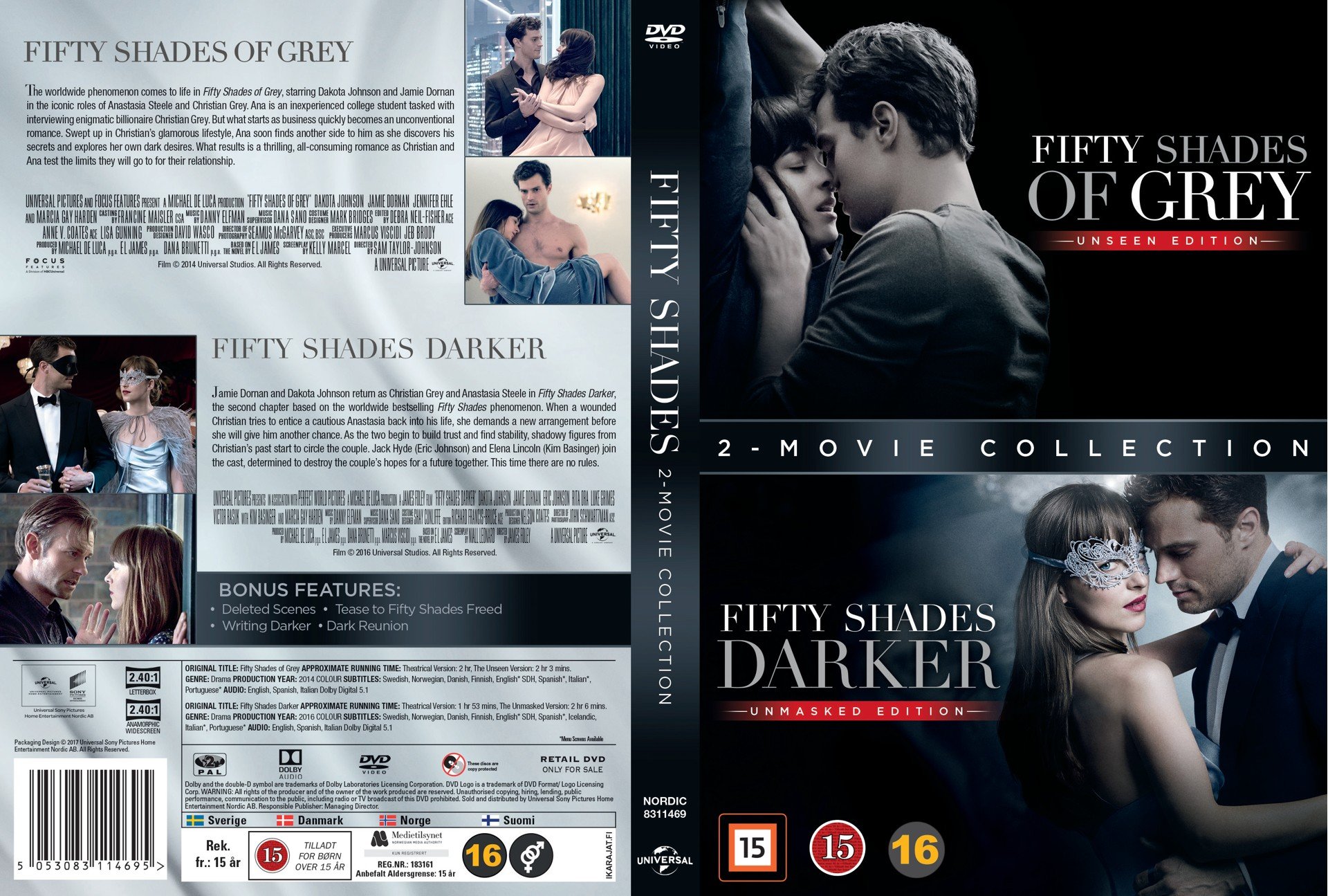 Kop Fifty Shades Of Grey Fifty Shades Darker Dvd