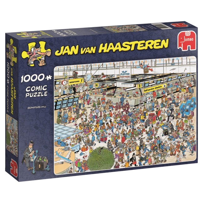 Jan Van Haasteren - Comic Puslespil - Afgangshallen -1000 brikker