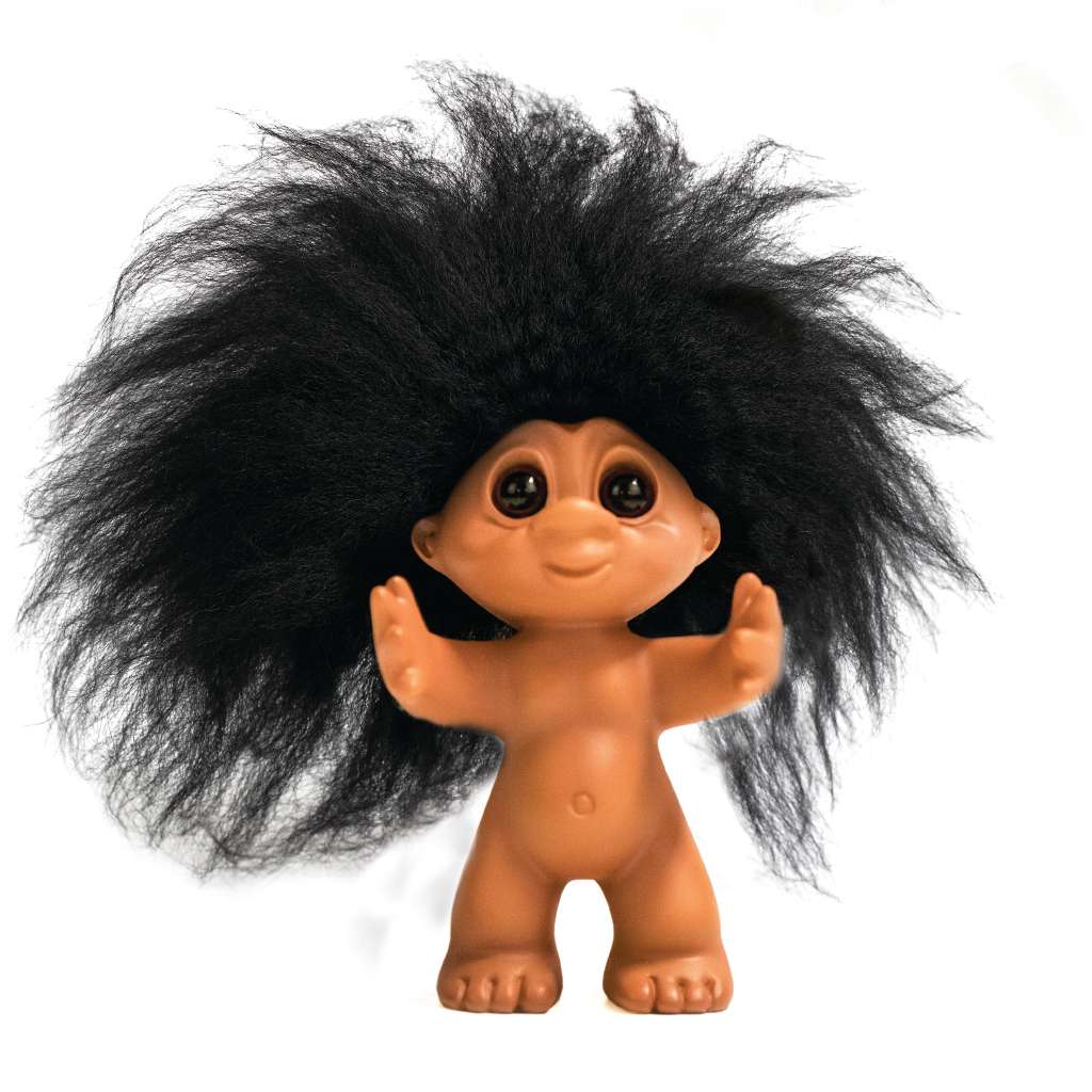 troll doll black hair