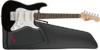 Squier By Fender - Mini V2 Stratocaster - Elektrisk 3/4 Guitar Inklusiv Gigbag (Black) thumbnail-1