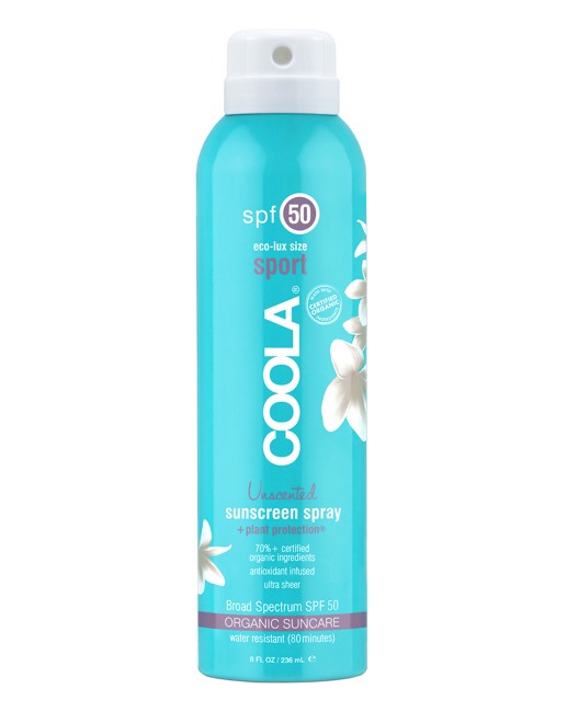 Coola - Sport Continuous Spray SPF50 - Uparfumeret - 236 ml.