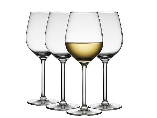 Lyngby Glas - Jewel White Wine Glass 38 cl - Set of 4 (916256)