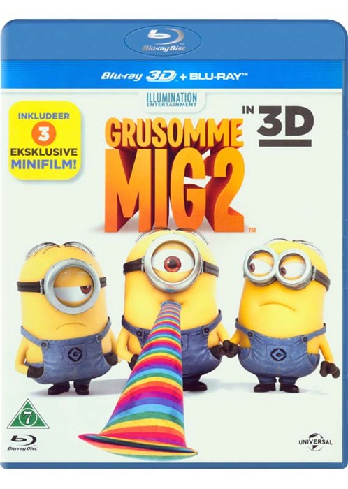 Despicable Me 2/Grusomme Mig 2 (3D Blu-Ray)