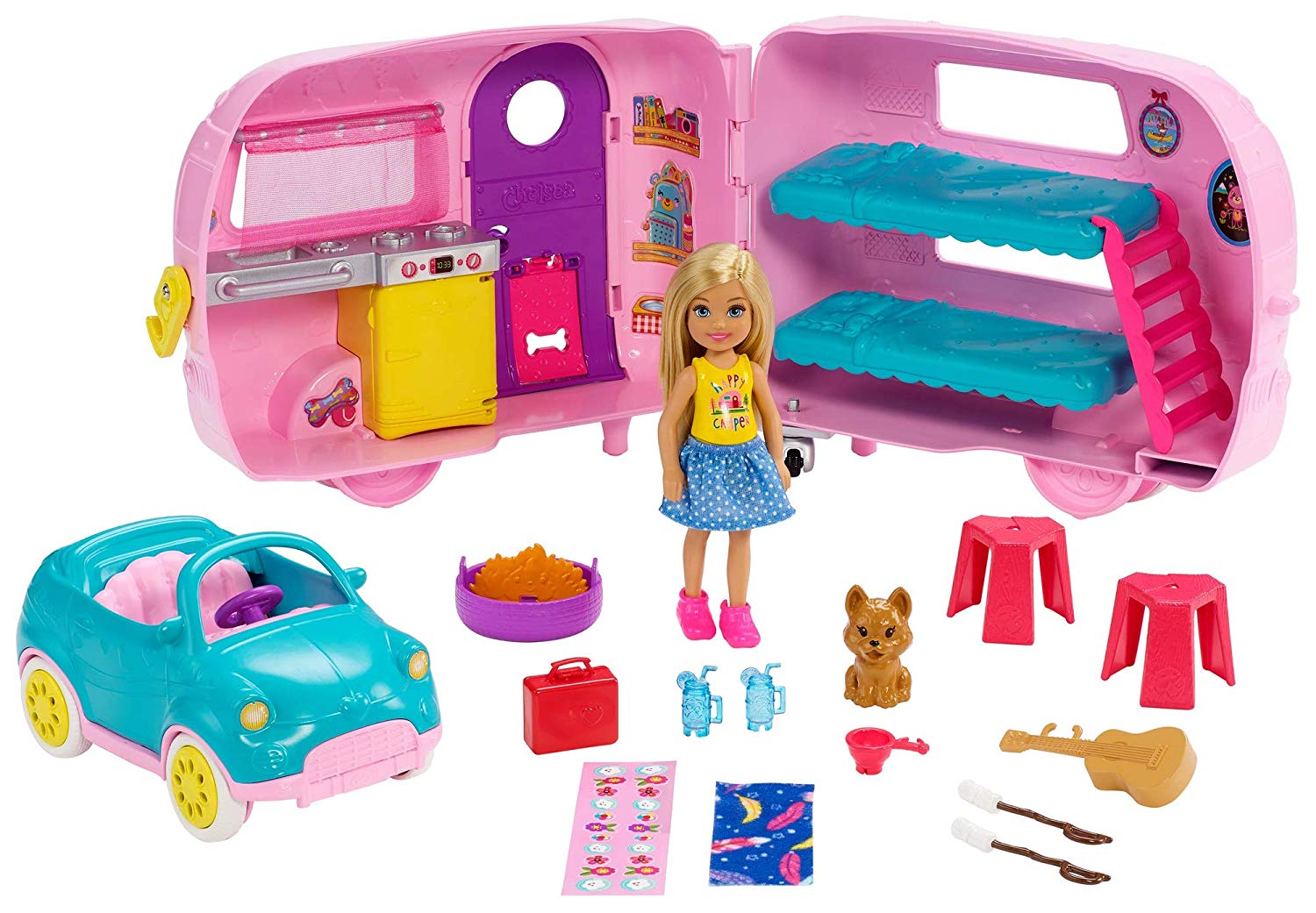 Buy Barbie Chelsea Transforming Camper Fxg90 Free Shipping