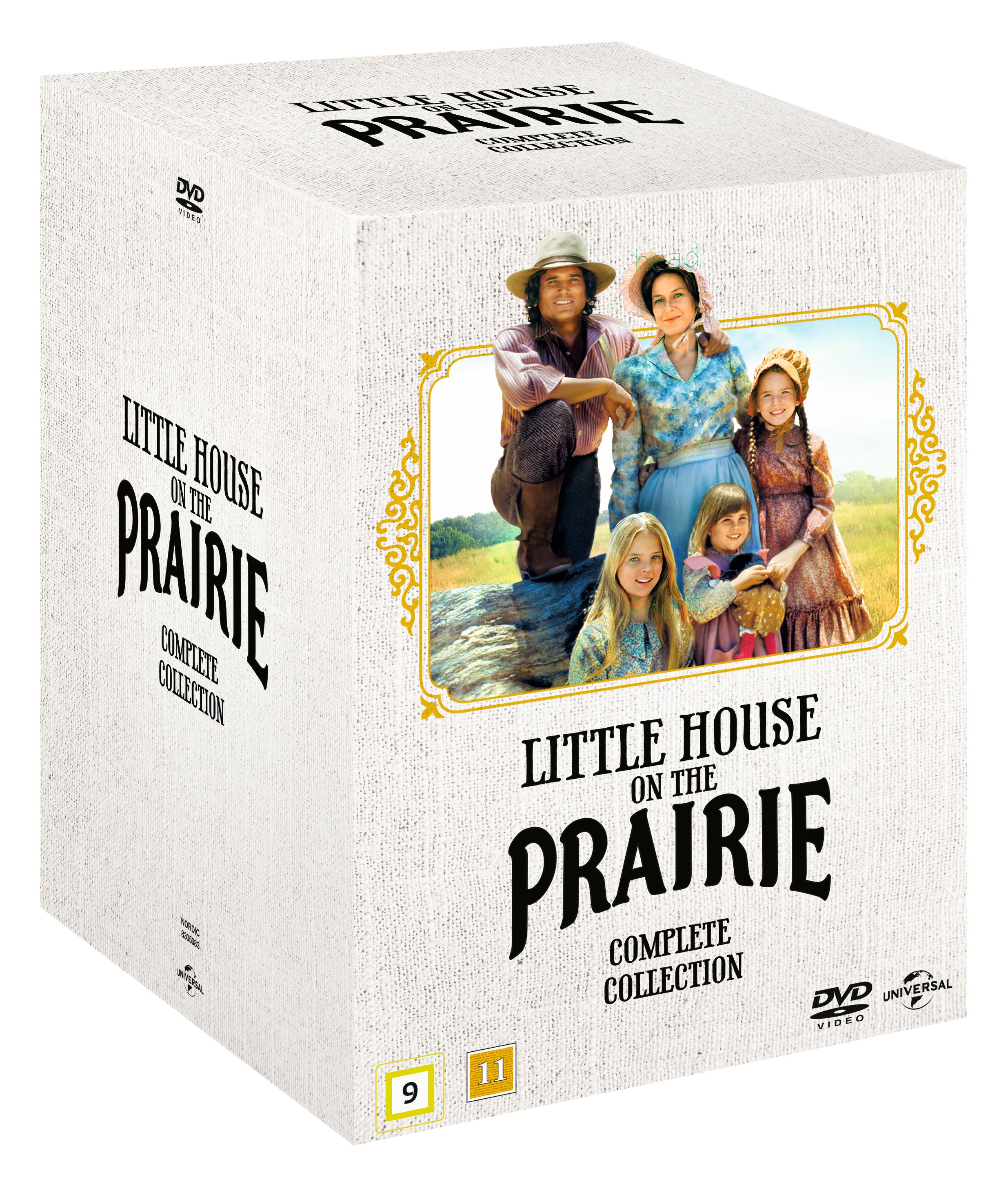Little House on the Prairie - Complete Box - Season 1-9 (56 disc) - DVD - Filmer og TV-serier