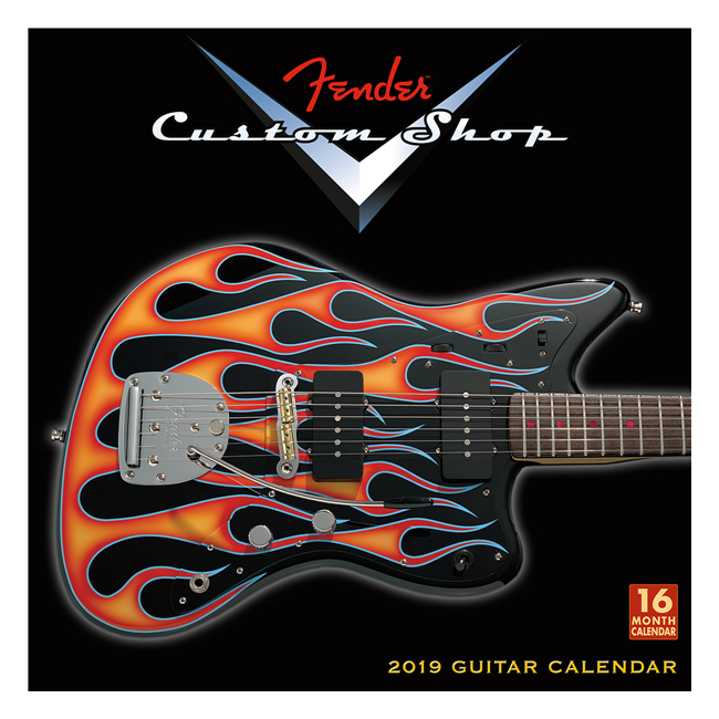 Køb Fender Custom Shop Væg Kalender 2019