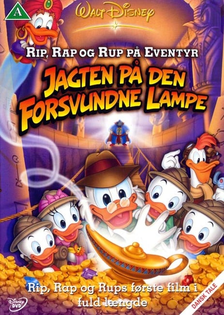 Disneys - Rip, Rap og Rup på eventyr: Jagten på den forsvundne lampe - DVD