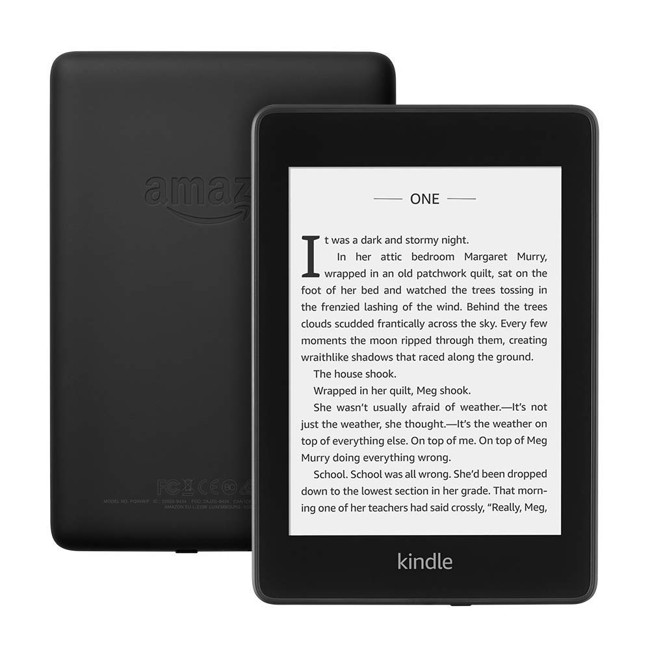 Amazon - Kindle Paperwhite 6'' WiFi 8GB (2018) Sort - uden reklamer