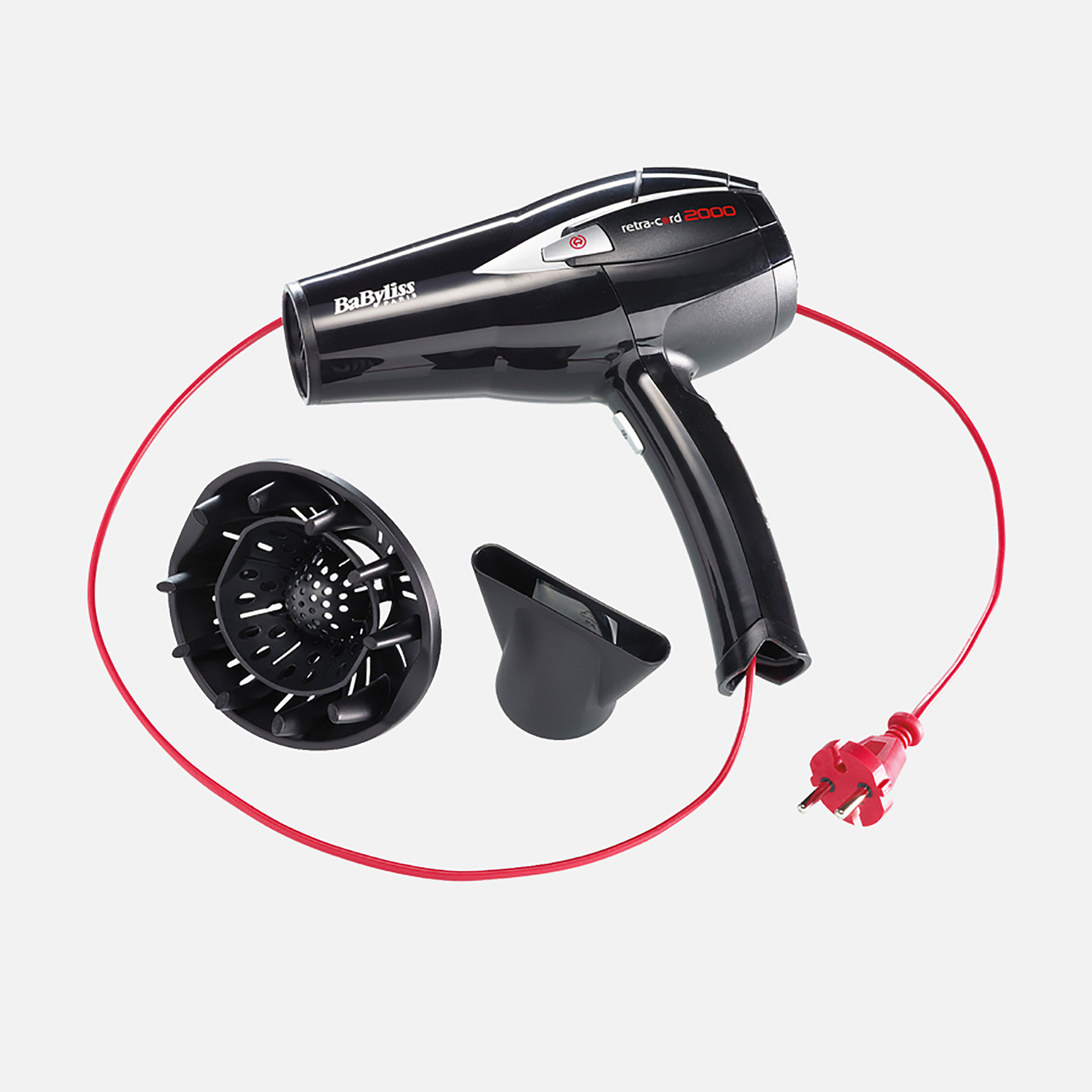 babyliss hair dryer retractable cord