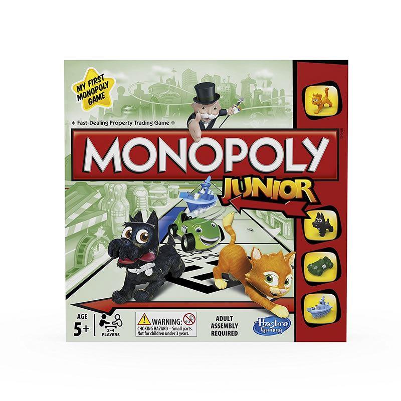 monopoly junior rules hasbro
