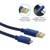 ZedLabz Ultra 5m gold plated braided charging cable for Sony PS4 controller inc cable tidy & bag - 2 pack thumbnail-3