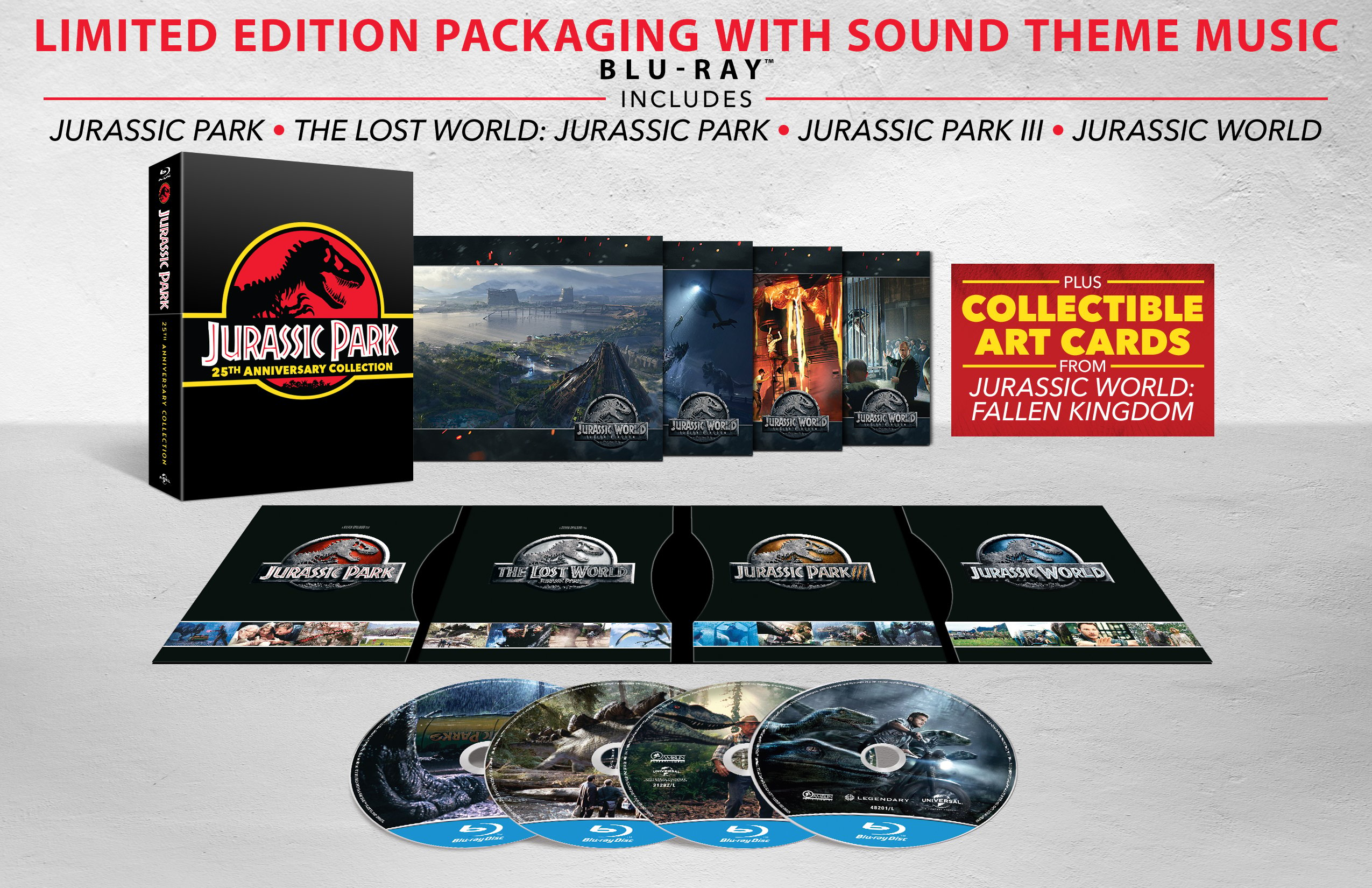 Jurassic Park 25th Anniversary Gift set (Blu-Ray)