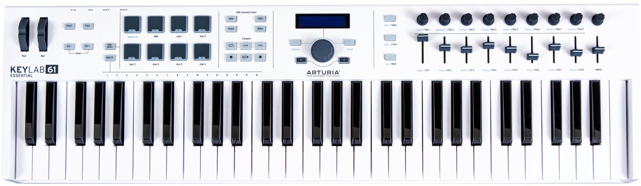 Arturia - KeyLab Essential 61 - USB MIDI Keyboard