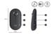 LOGITECH Pebble M350 Wireless Mouse - GRAPHITE thumbnail-3